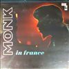 Monk Thelonious -- Monk in France (1)