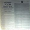 Trader Willi -- Schutz: Motets from Cantiones Sacrae (1)