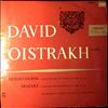 Oistrakh D./Philadelphia Orchestra (cond. Ormandy E.) -- Mendelssohn - Violin Concerto In E-moll Op. 64 / Mozart - Violin Concerto No. 4 In D K. 218 (1)