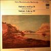 Gewandhausorchester Leipzig (dir. Masur K.) -- Mendelssohn Bartholdy - Sinfonien in a-moll op. 56, in A-dur op. 90 (2)