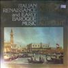 Musica Aeterna, Albrecht Jan -- Italian Renaissance And Early Baroque Music (1)