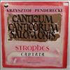 Cracow Philharmonic Chorus & Orchestra (cond. Katlewicz J.) -- Penderecki – Canticum Canticorum Salomonis / Strophes / Cantata (1)