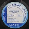 Silver Horace Quintet -- Finger Poppin' With The Silver Horace Quintet (2)