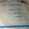 Montand Yves -- Le Chat De La Voisine - Soleil D'Acier - Le Carrosse - Voir (1)