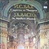Various Artists -- Bach: ''St. Matthew passion'' (1)
