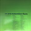 Various Artists -- As you remember them, great instrumentals & other favorites (a connoiseur`s collection in stereo) volume 1 (1)