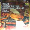 Symphonie-Orchester des NDR Hamburg (cond. Schmidt H.)/Schneiderhan W. -- Mozart - concertos for violin no. 3 & 5 (2)