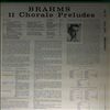 Noehren Robert -- Brahms: Eleven Chorale Preludes Op.122 (1896) (1)