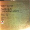 Carter Benny -- Additions To Further Definitions (2)