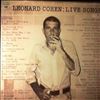 Cohen Leonard -- Live Songs (2)