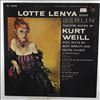 Lenya Lotte -- Lenya Lotte Sings Berlin Theatre Songs By Weill Kurt (2)