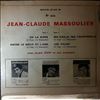Massoulier Jean-Claude -- De La Biere / Entre Le Boeuf Et L'ane / Ma Caille, Ma Tourterelle / Les Filles (1)