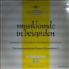 Various Artists -- Die kontrapunktischen Formen (Musikkunde in Beispielen 1) (1)