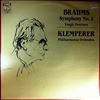Philharmonia Orchestra (cond. Klemperer O.) -- Brahms: Symphony No. 2 / Tragic Overture (1)
