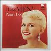 Lee Peggy -- I Like Men! (1)