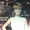 Clark Petula -- Personne Ne Veut Mourir, This Is My Song (1)