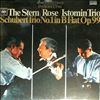 Stern Isaac/Rose Leonard/Istomin Eugene -- Schubert - trio no. 1 in B flat dur for piano, violin and cello op. 99 (1)