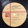 Mulligan Gerry / Baker Chet -- Carnegie Hall Concert Volume 1 (1)