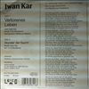 Kar Iwan -- Verlorenes Leben (2)