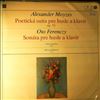 Simcisko Viktor/Gafforova Helena -- Moyzes Alexander - Poeticka Suita Pre Husle A Klavir Op. 35 / Ferenczy Oto - Sonata Pre Husle A Klavir (1)