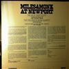 Davis Miles Sextet, Monk Thelonious Quartet -- Miles & Monk At Newport (2)